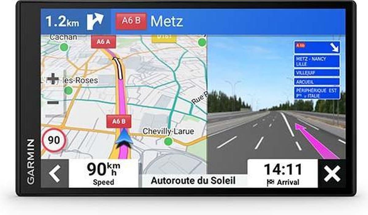Garmin DriveSmart 76 - Navigatiesysteem Auto - Spraakbesturing - Smartphone meldingen - 7 inch scherm - Europa