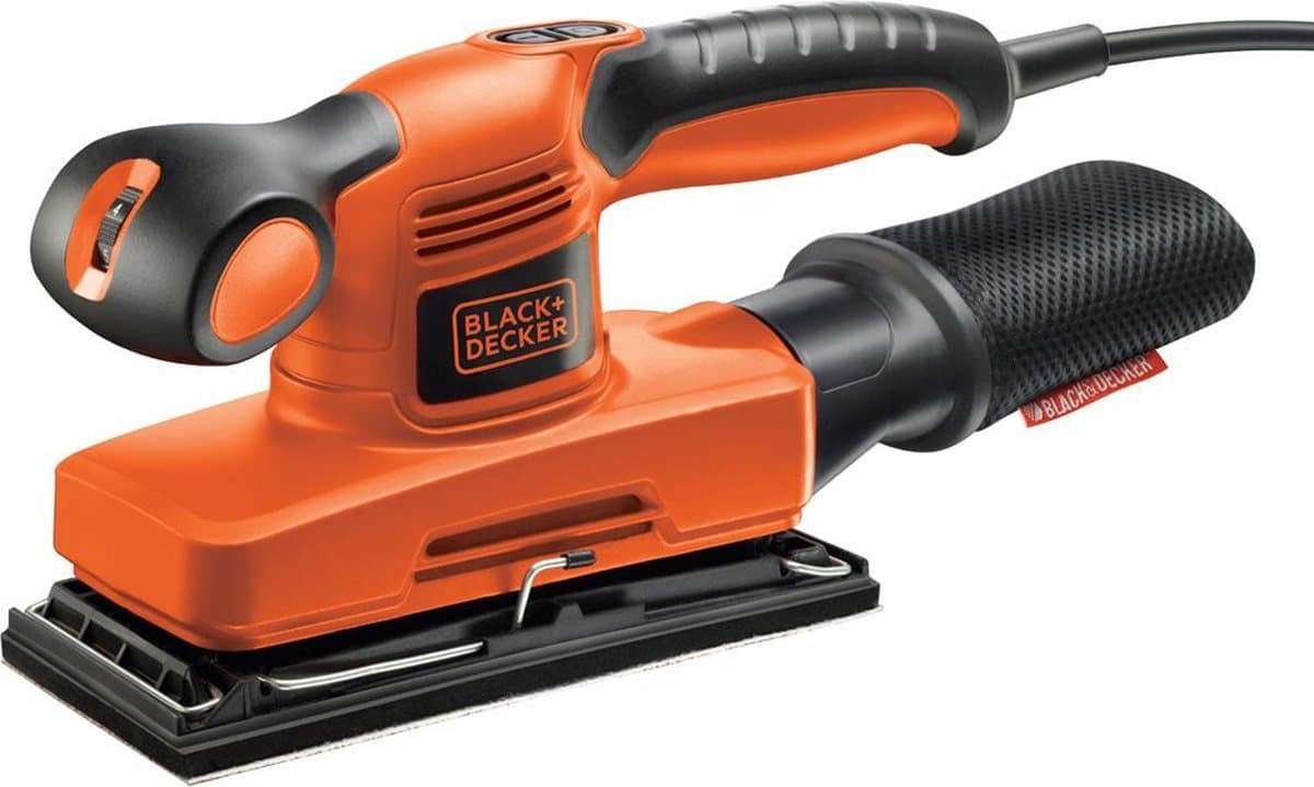 BLACK+DECKER 240W Schuurmachine. 1/3 vel. met variabele snelheid - KA320EKA-QS