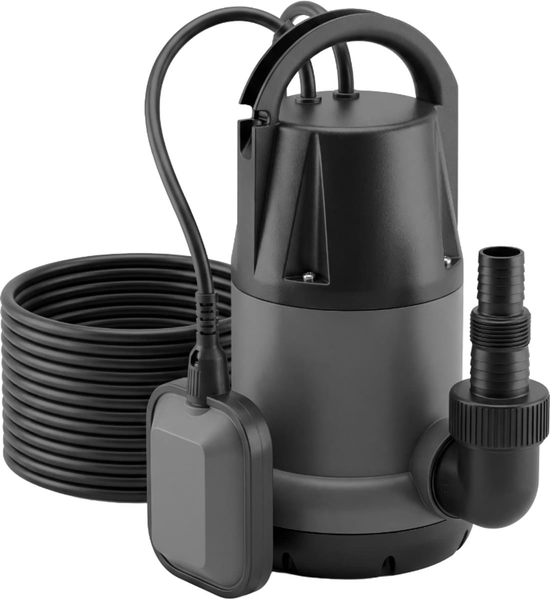 123® Dompelpomp Schoon Water 6000 l/u – Zwembad leegpompen – Automatische Vlotterschakelaar – Kelderpomp tegen Wateroverlast – Waterpomp voor Kelder, Zwembad, Vijver en Tuin