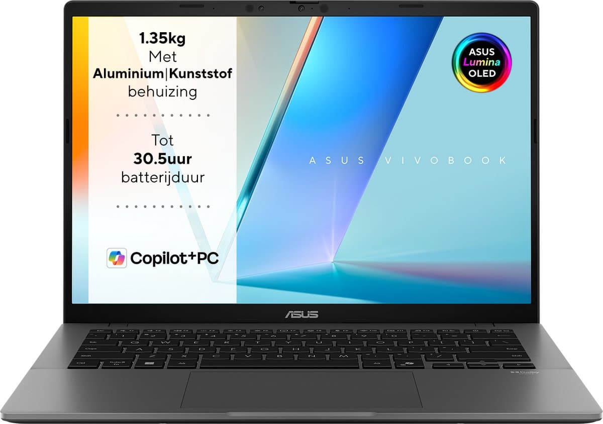 ASUS Vivobook S14 S3407QA-SF044W - Copilot+ PC Laptop - 14 Inch