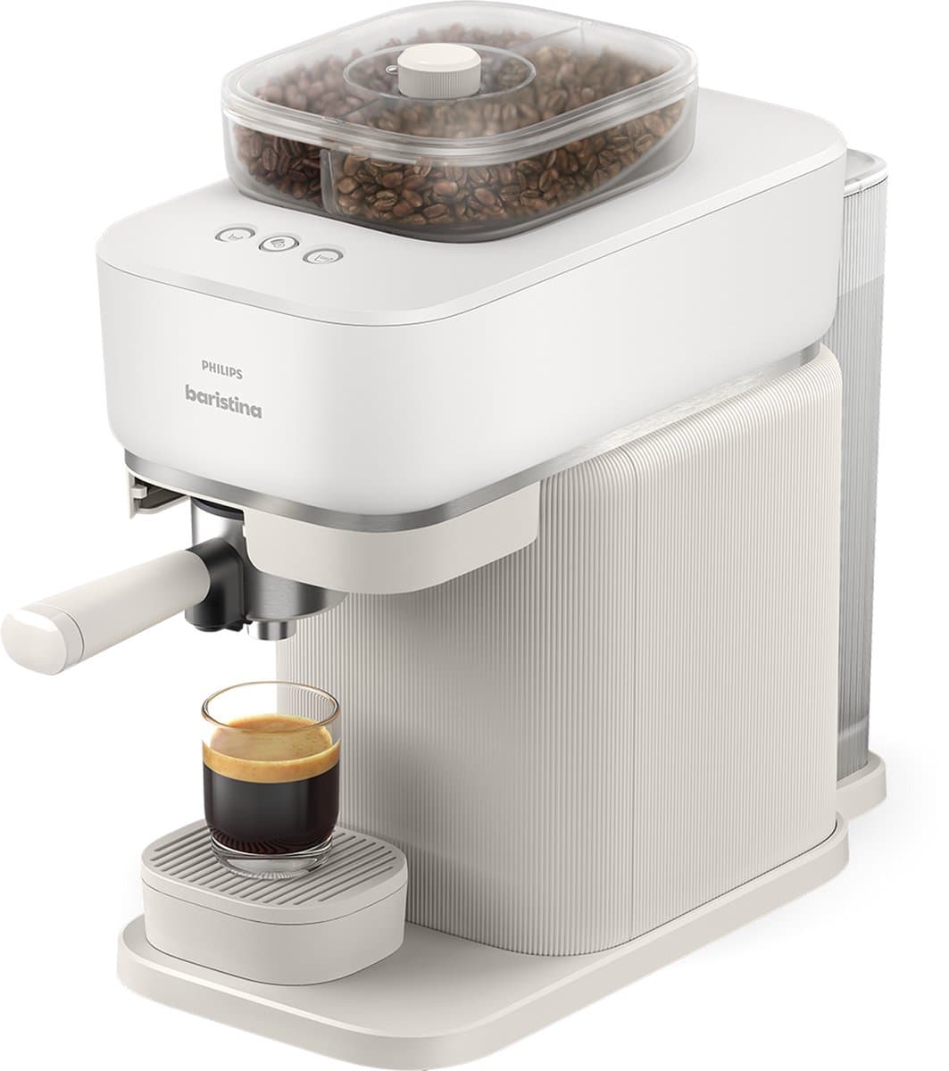 Philips Baristina met Bean swap - BAR320/00 - Espressomachine - Pistonmachine - Wit