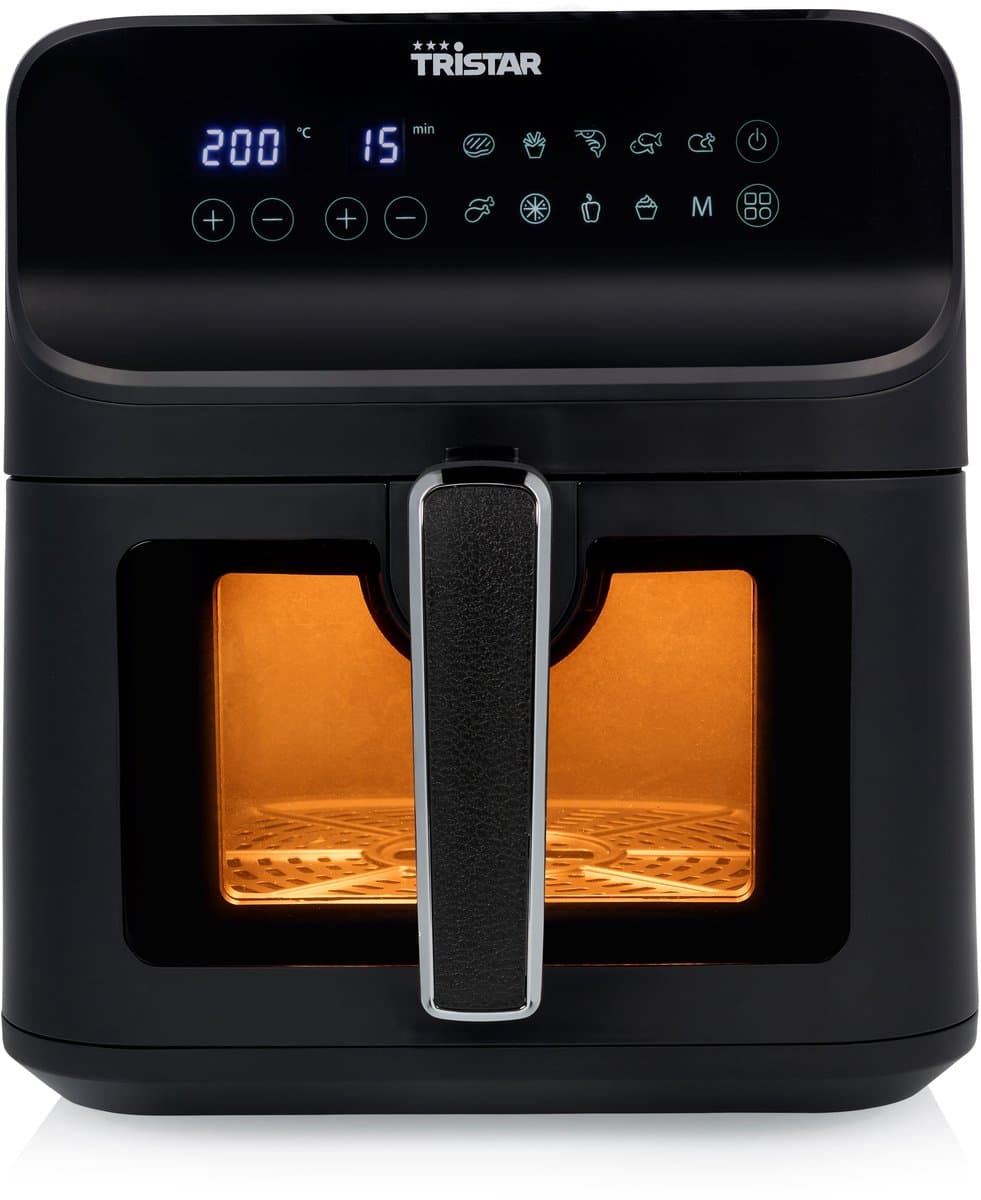 Tristar FR-9037 - Airfryer XXL - 6,2L - Met kijkvenster - 10 Bakprogramma's - PFAS-vrij