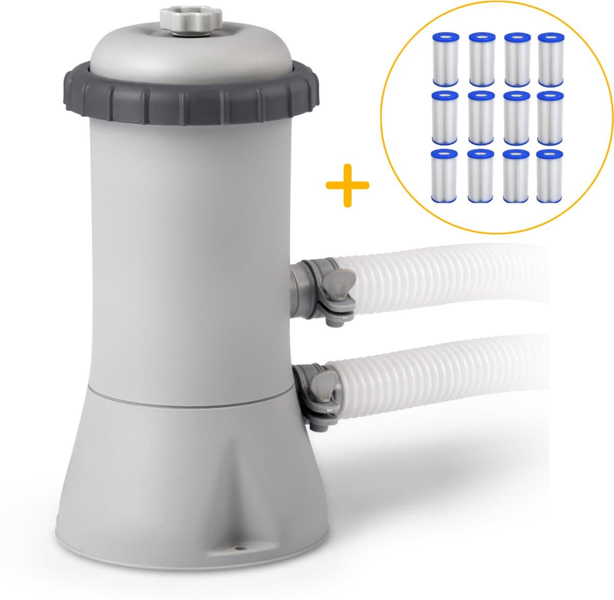 Intex cartridge zwembadpomp klein | Tot 9.000 liter | Voordeelpakket | Inclusief 12 stuks filtercartridge A