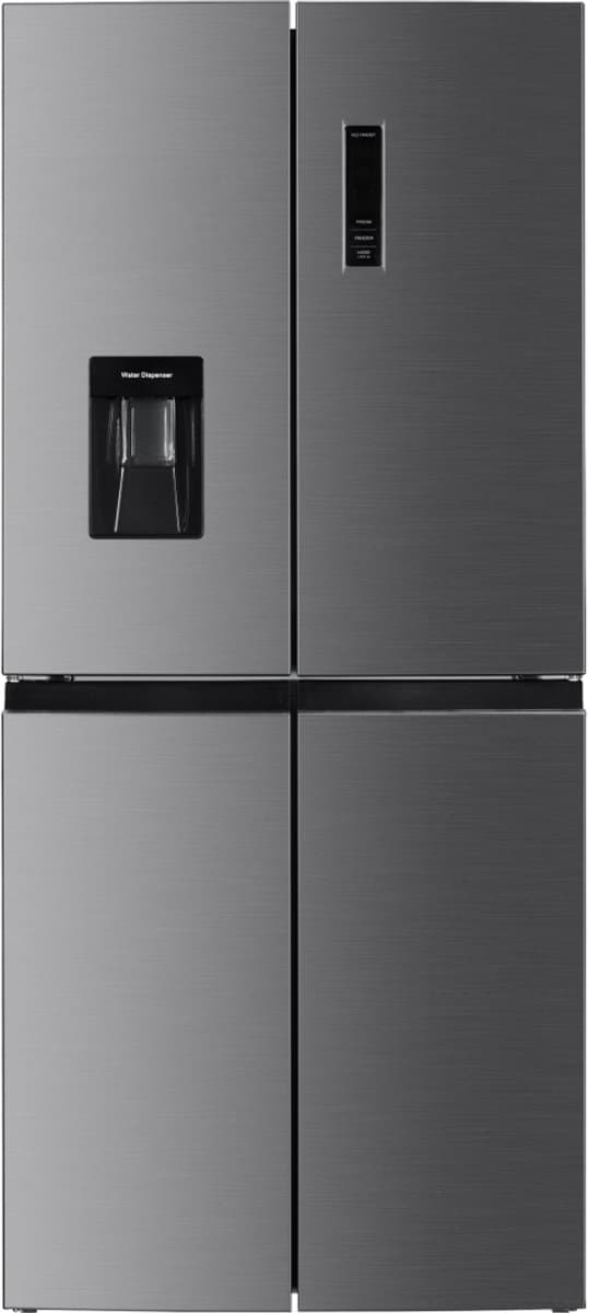 Bella BMD448-WSDI - Amerikaanse Koelkast - 4 Deuren - Waterdispenser - No-Frost - Digitaal Display