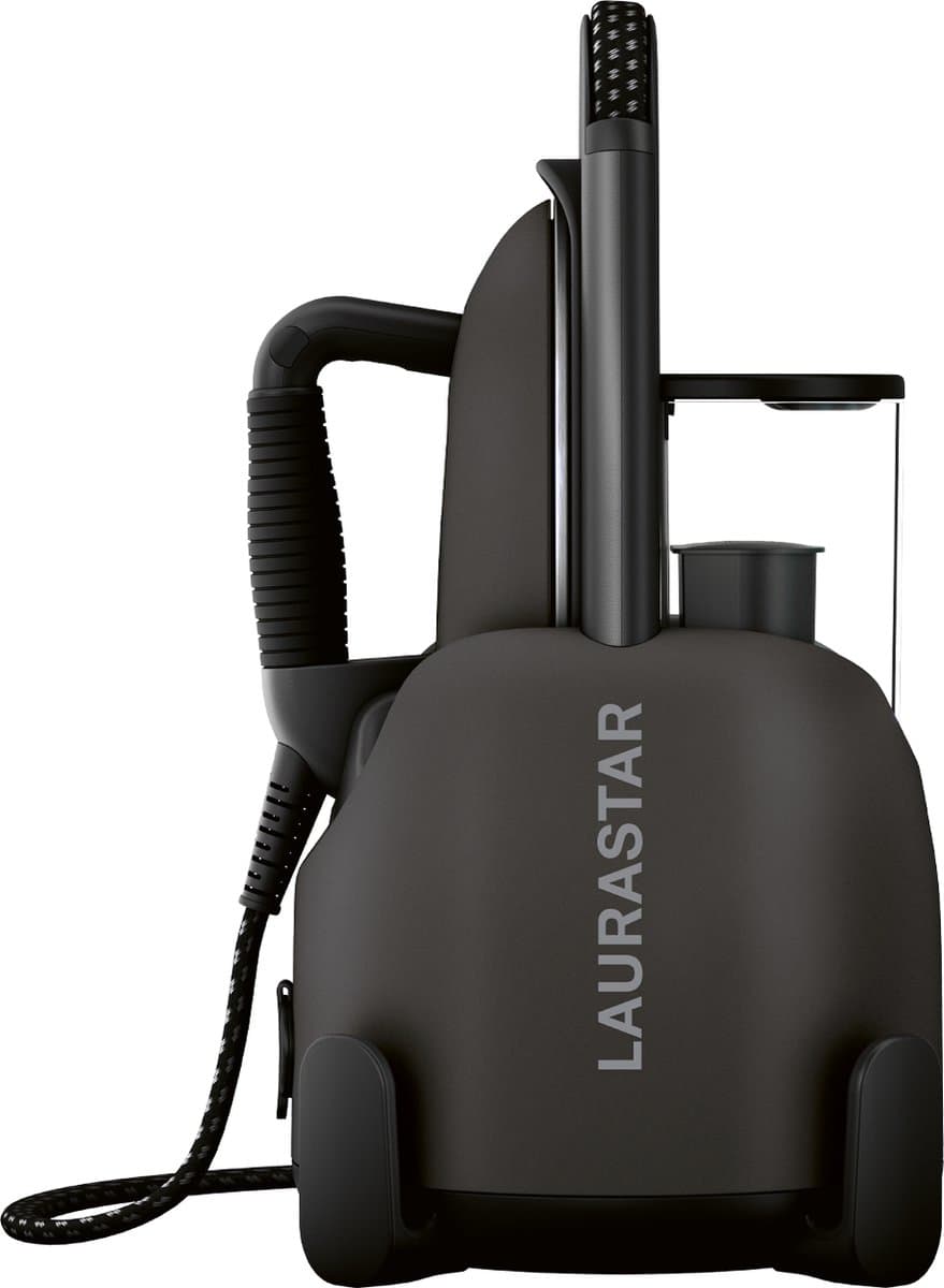 Laurastar Lift Xtra: Draagbare 3-in-1 Stoomcentrale, Strijkt, Ontkreukt en Reinigt Textiel, Hygiënische Stoom, Automatische Temperatuur, 3D Zoolplaat, Afneembare Watertank, Verticaal Strijken (Titan)