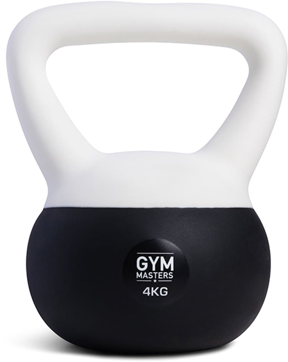 Gym Masters - Zachte kettlebell 4 kg - zacht - Premium - kettle - kettlebell - weights - kettlebell set - gewichten 4 kg - kettlebells set - fitness gewichten kettlebell
