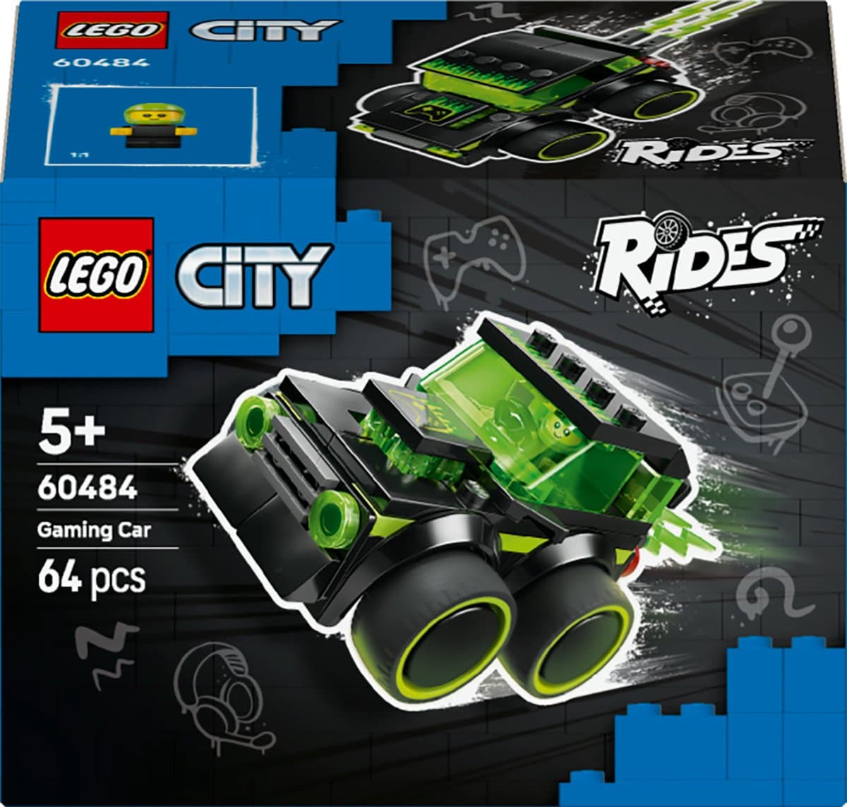 LEGO City Rides – Gaming Race Car - 60484