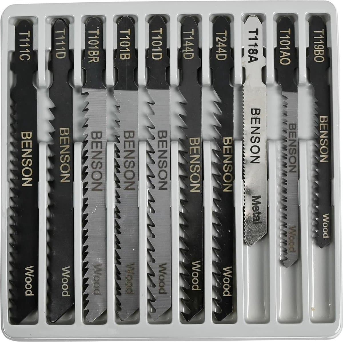 Decoupeerzaag bladen set 10 delig