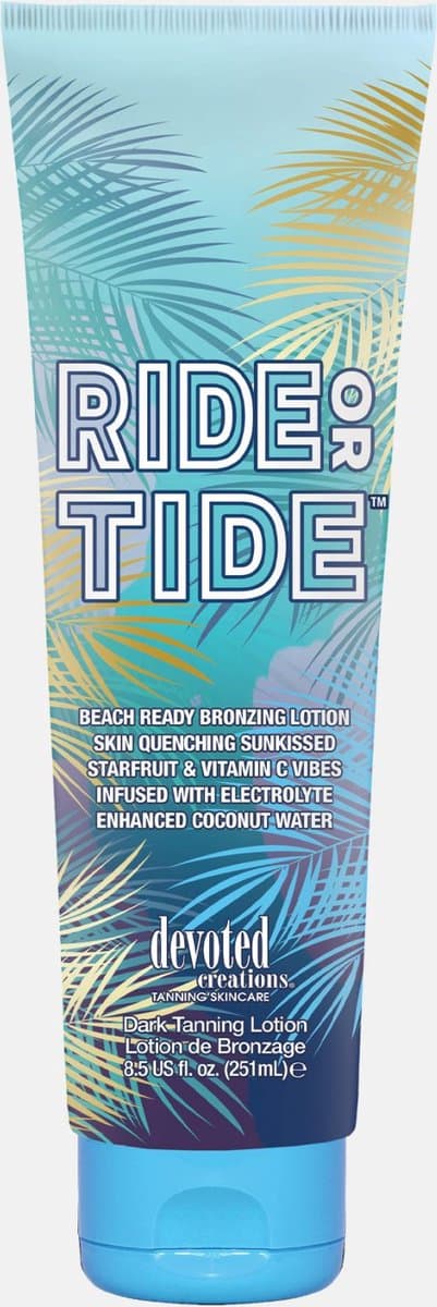 Devoted Creations Ride Or Tide - Zonnebankcrème met bronzer en kokoswater