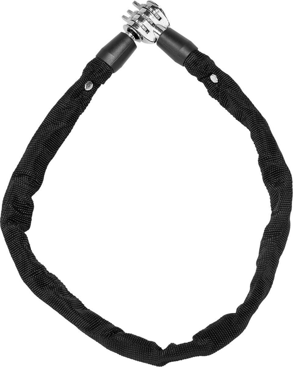 Kryptonite Keeper 465 Cijferslot - ketting met Geïntegreerd Combinatieslot – Kettingslot Fiets – Fietsslot Elektrische Fiets – 65 cm – Staal – Zwart