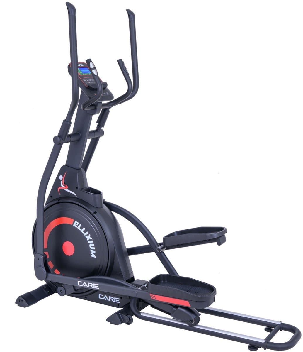 CARE ELLIXIUM FD - Connected en opvouwbare crosstrainer - 16 kg vliegwielmassa - 23 programma’s - 32 gemotoriseerde weerstandsniveaus - Intensief gebruik