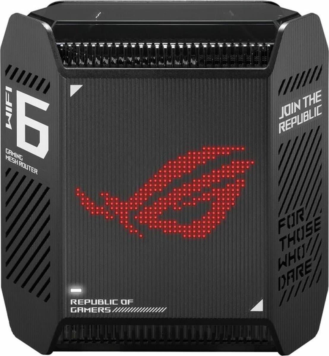 ASUS ROG Rapture GT6 - Draadloze Router - Mesh Wifi - Tri-Band - AiMesh - 1-Pack - Zwart