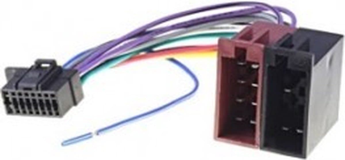 ISO kabel geschikt voor Sony autoradio - 21,5x10mm - 16-pins - 0,15 meter