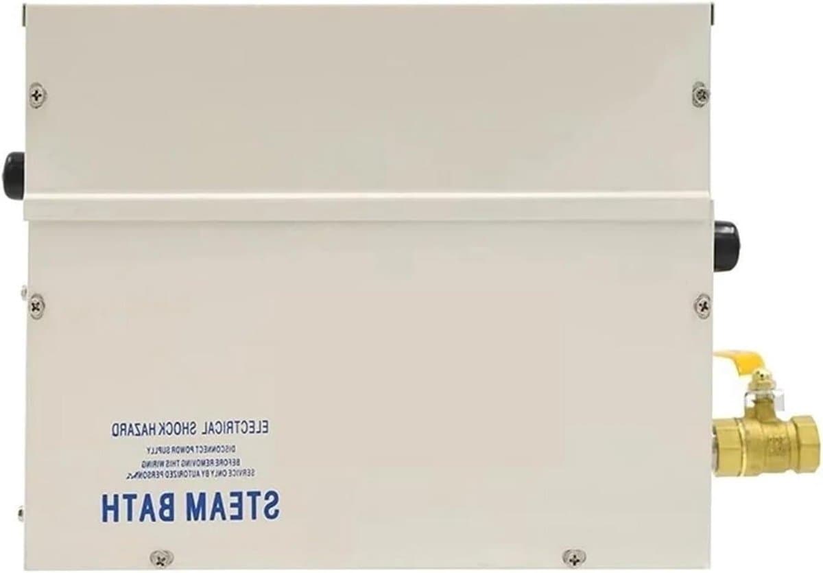 Stoomgenerator - Sauna Apparaat - Thuis Ontspannen - Digitale Controller - 37 x 37 x 15 cm - Zilver