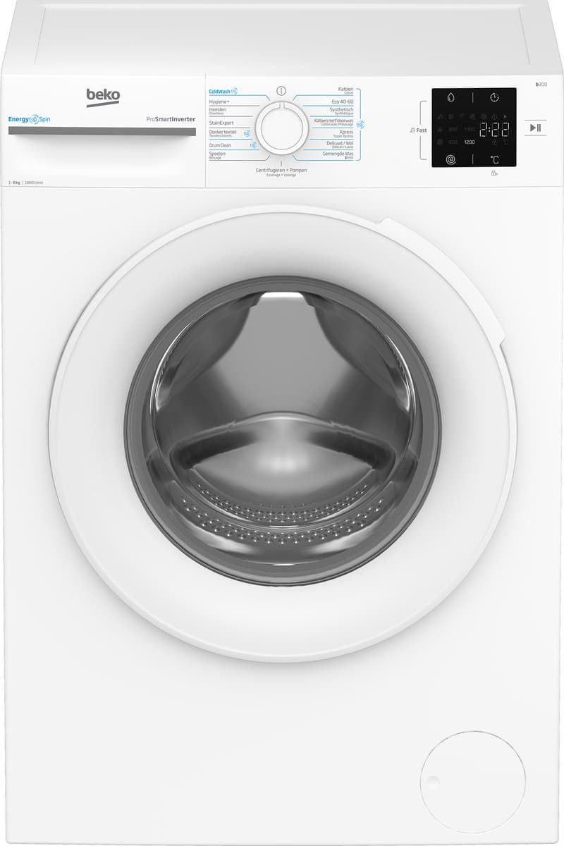 Beko b300 BM3WFU38412CW wasmachine Voorlader 8 kg 1400 RPM Wit