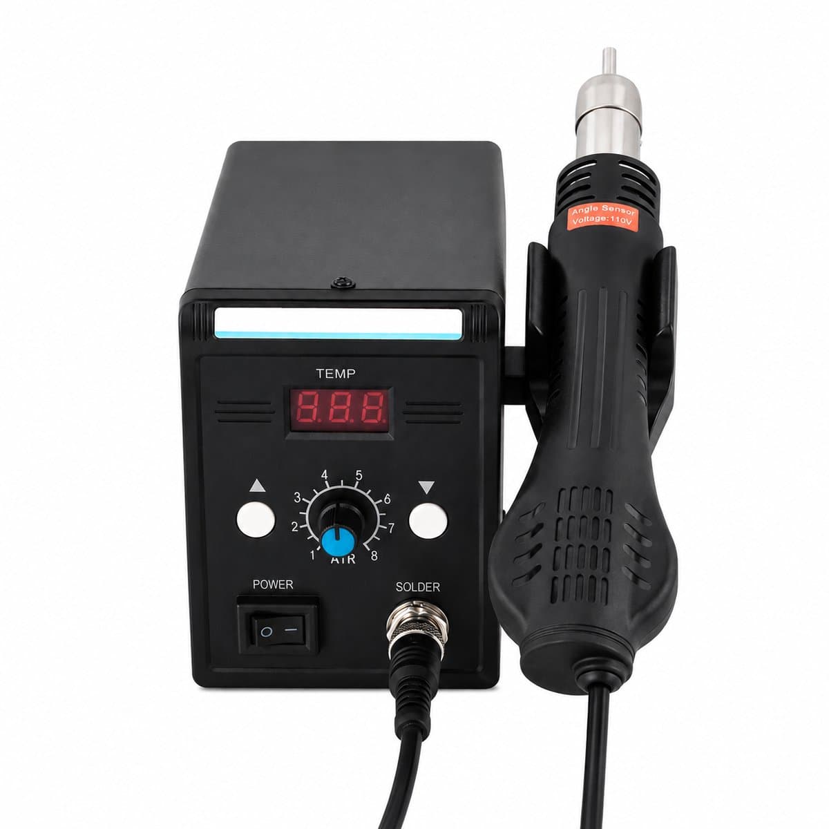 Novari - Soldeerstation - Soldeerbout - Hetelucht station - Soldeerbout set - Solderen - Snelle opwarming - 700W - <45 dB - 1,6kg