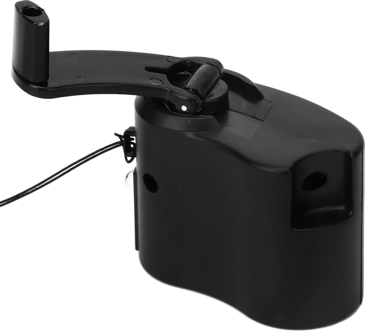 Draagbare USB Hand Crank Telefoon Oplader - Emergency Power Bank voor Outdoor - Wandelen Camping - Zwart .
