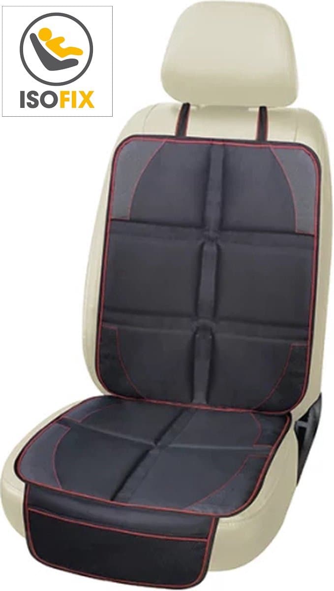 Autostoelbeschermer - isofix compatibel - isolatiekussen voor kinderzitjes - 29,6 x 27,7 x 11,3 cm