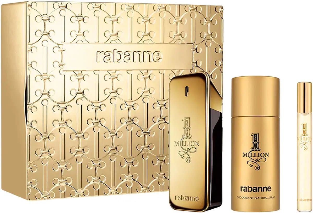 Paco Rabanne 1 Million Eau de Toilette 100ml Gift Set + Deo 150 ml + EDT 10 ml