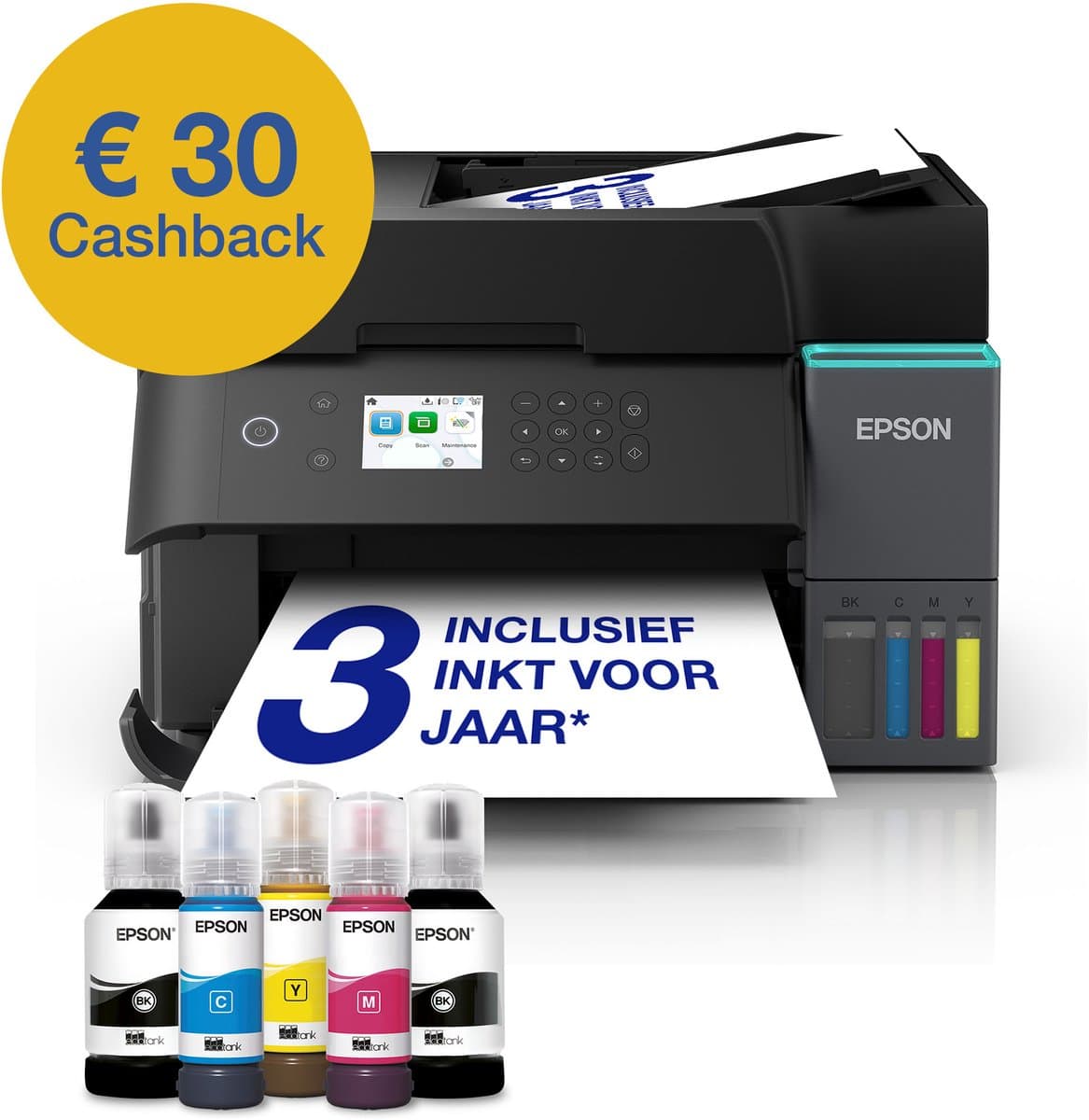 Epson EcoTank ET-3950 - All-in-One Inkttank Printer - Zwart
