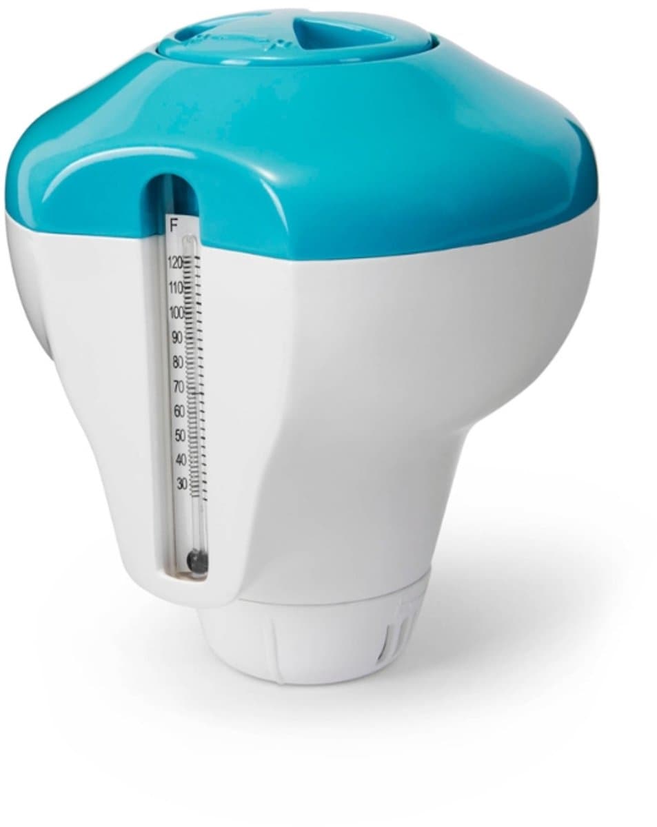 Intex Chloordrijver met thermometer - 29043NP - Zwembadonderhoud - Chloordrijver - Thermometer - Zwembadwater - Chloor