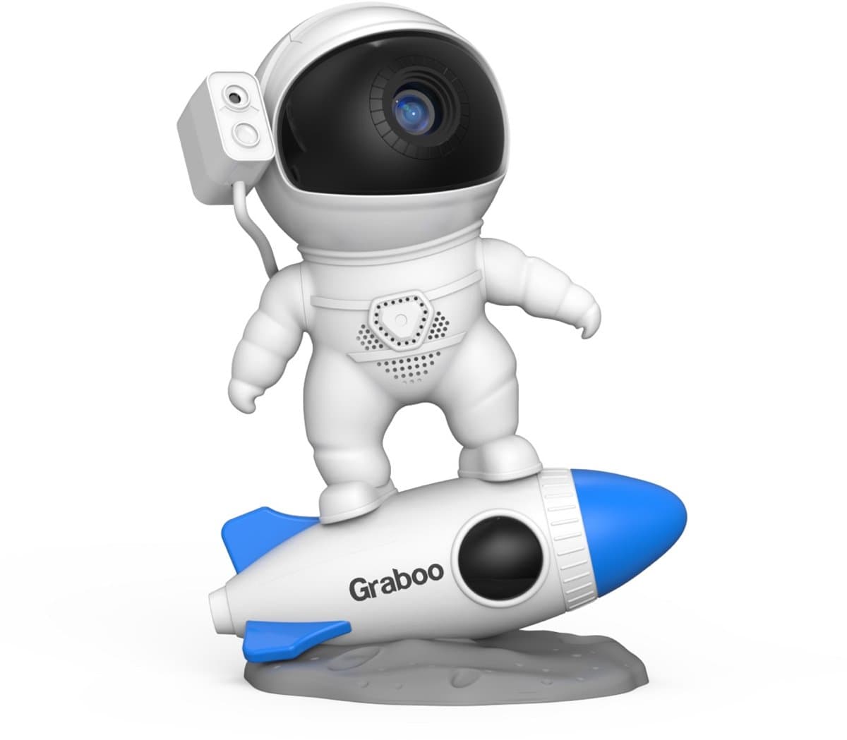 Graboo® Galaxy Projector Astronaut – Sterrenhemel Lamp – 13-in-1 – Met Timer – 13 films – 360° verstelbaar – USB-C