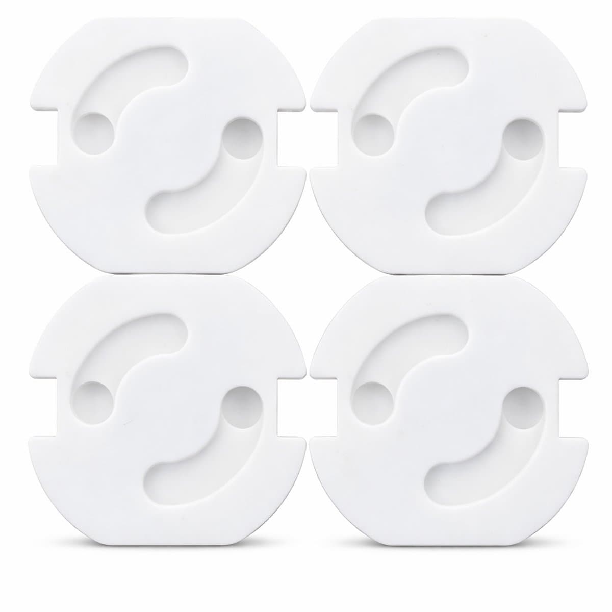 Knaak Stopcontact Beveiliging 4 Stuks - Zelfklevend - Bescherming - Kind - Baby - Veiligheid - Wit