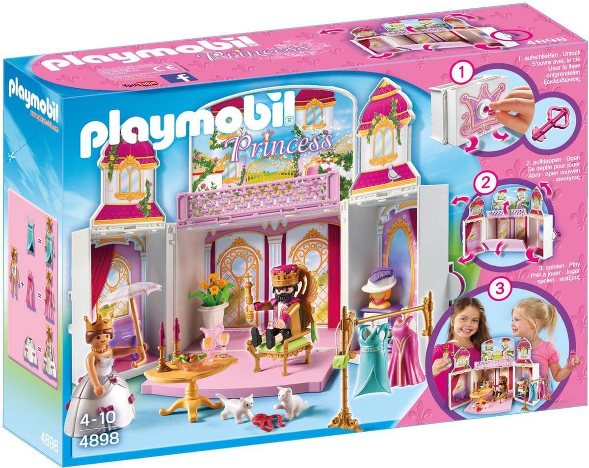 PLAYMOBIL Speelbox Koninklijk hof - 4898
