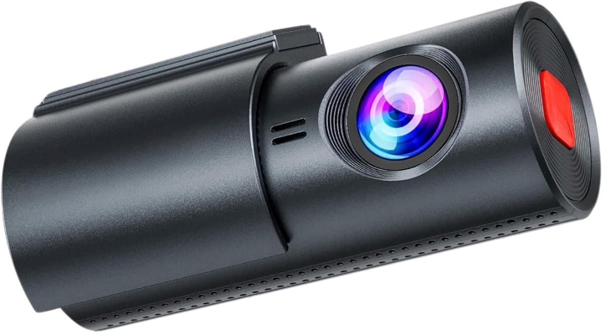 DnA® Dashcam - Dashcam Voor Auto - Dashcams - Dashcam Voor Auto Voor en Achter - Dashcam Draadloos - Zwart - 9cm x 4cm x 4cm