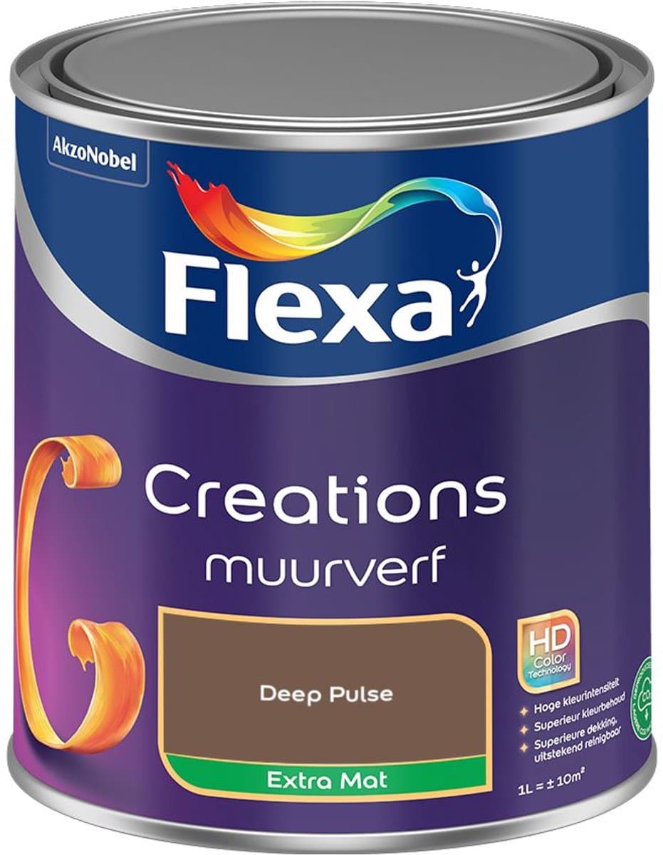 Flexa - Creations Muurverf Extra Mat - Deep Pulse - Mengverf - 1 L