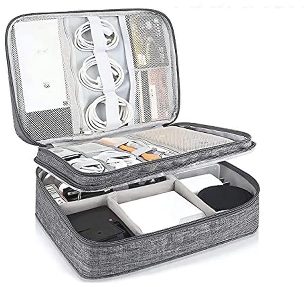 Universele Elektronica Accessoires Organizer Tas - Waterdicht en Draagbaar voor Kabels, Opladers en Powerbanks