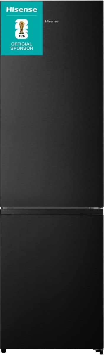 Hisense RB440N4AFA, Koelkast met A Energielabel - Koel-vriescombinatie - No Frost - Zwart- Multi-Air Flow - Fast Freeze - 35dB (A) -Inverter Compressor - 336 Liter