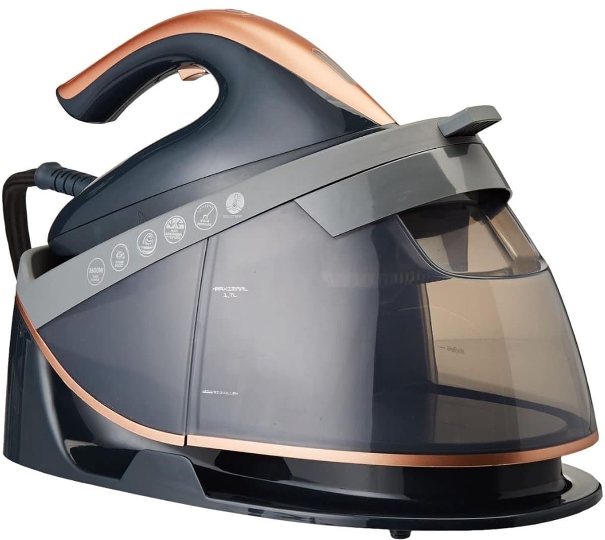RVV® Strijkijzer met stoomgenerator - strijkijzer met stoom - Strijkijzer - Grijs - 44cm x 32cm x 25cm
