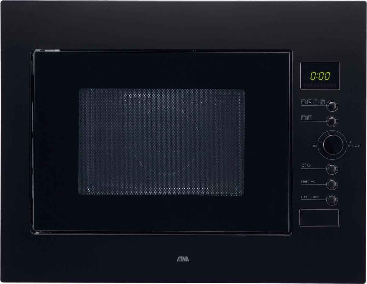 ETNA CM232ZT - Combimagnetron - 45cm - Matzwart - Draaideur magnetron - Inhoud 32 liter - Turbo-hetelucht - Digitale timer - Draaiplateau