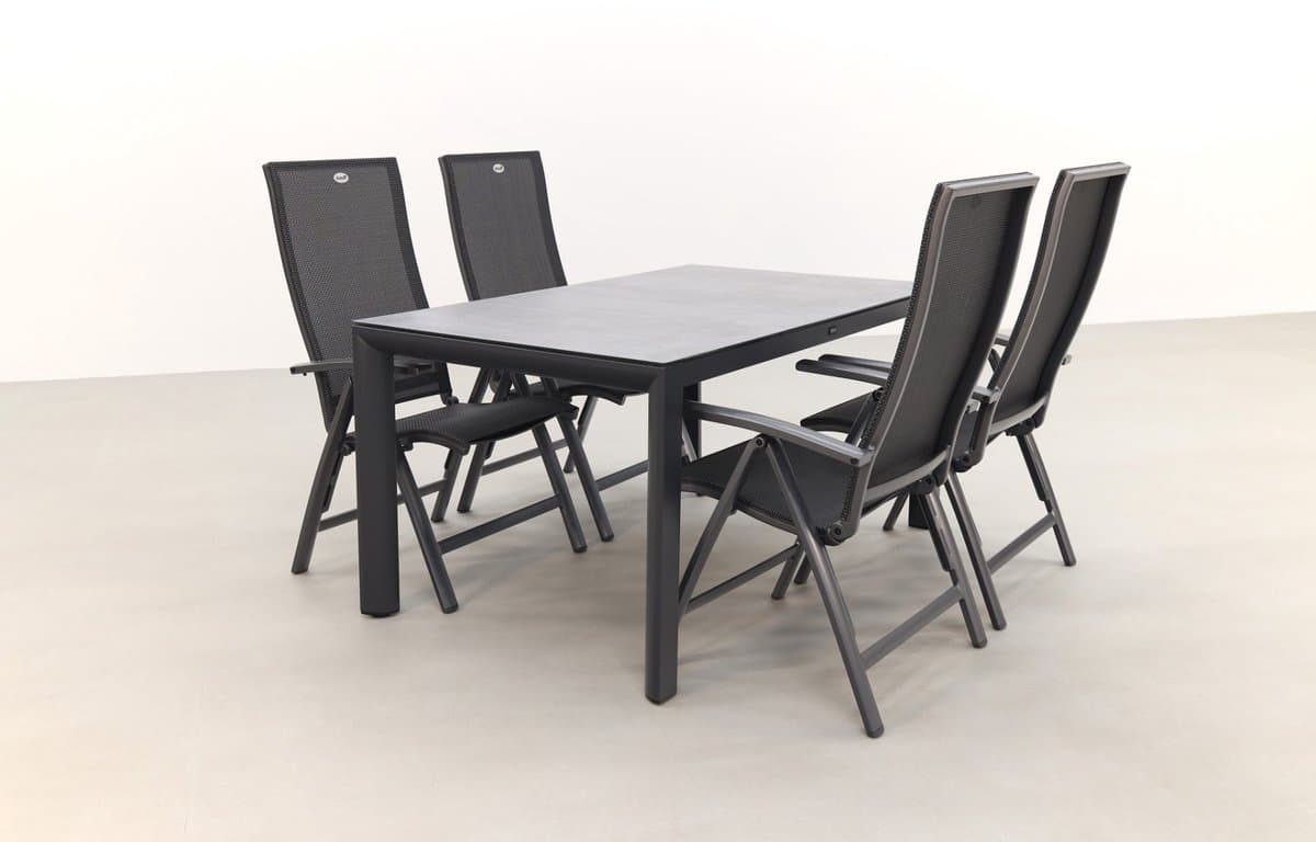 Hartman Valentino/Baltimor 150 cm. verstelbare tuinset - 5-delig