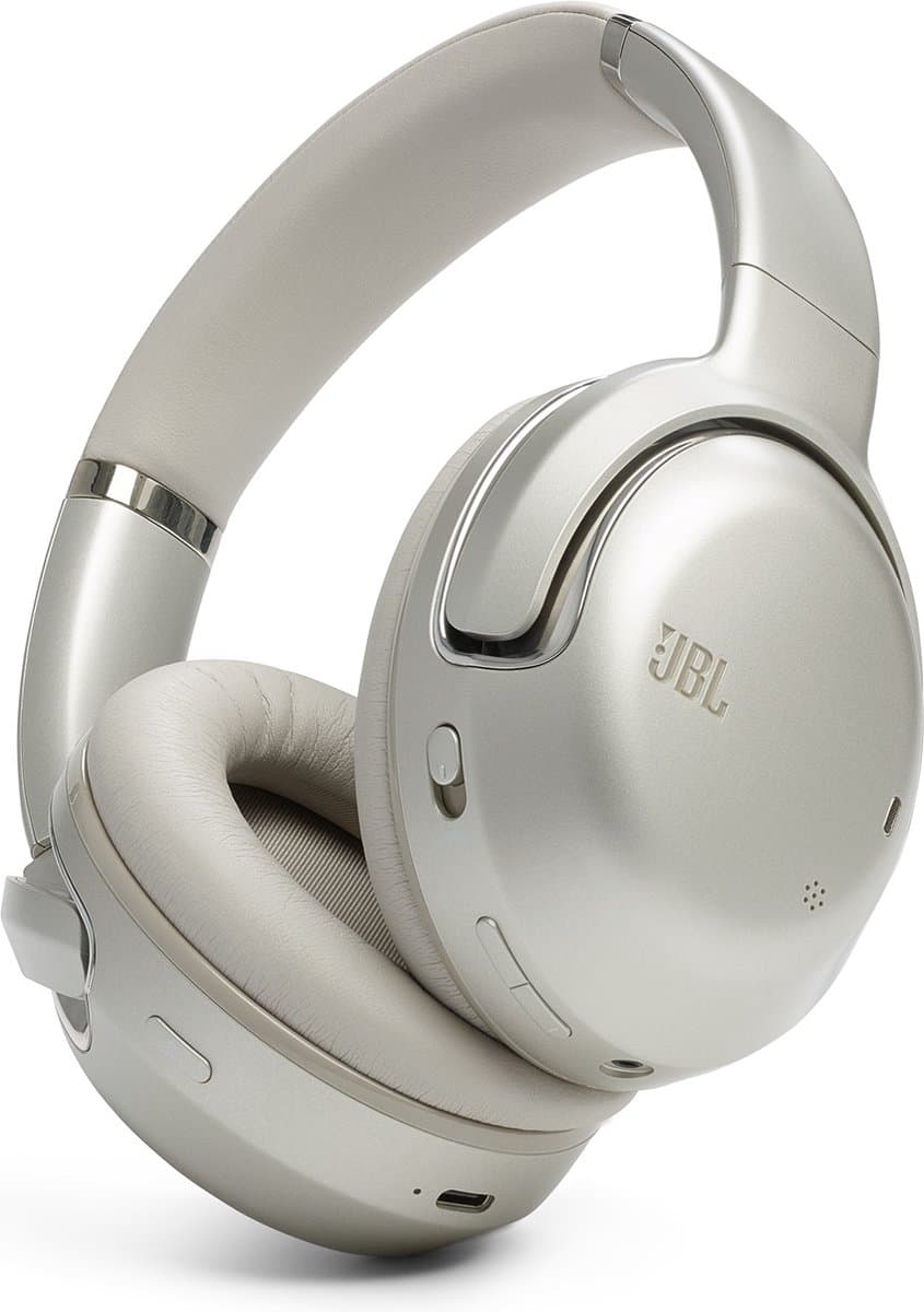 JBL Tour One M2 - Draadloze Noise Cancelling Koptelefoon - Bluetooth - Over Ear - Adaptive ANC - 50 uur batterij - Champagne