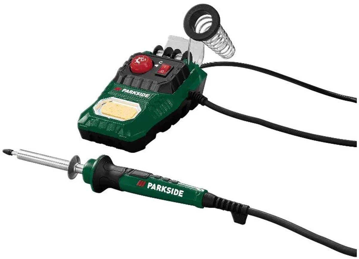 PARKSIDE Regelbaar Soldeer Station - Solderen 48 W - 100 - 500 °C - Inclusief Soldeertin