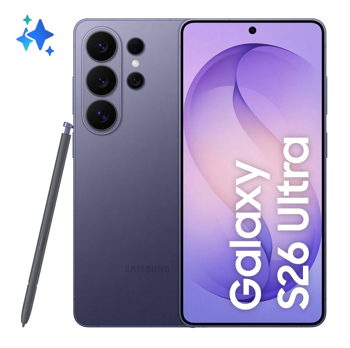 Samsung Galaxy S26 Ultra - 256GB - Cobalt Violet