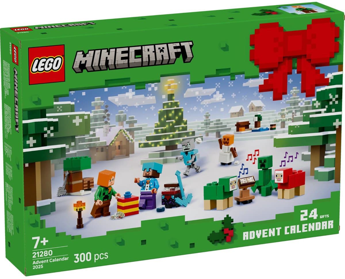 LEGO® Minecraft® Adventskalender 2025, Gamingcadeau - 21280