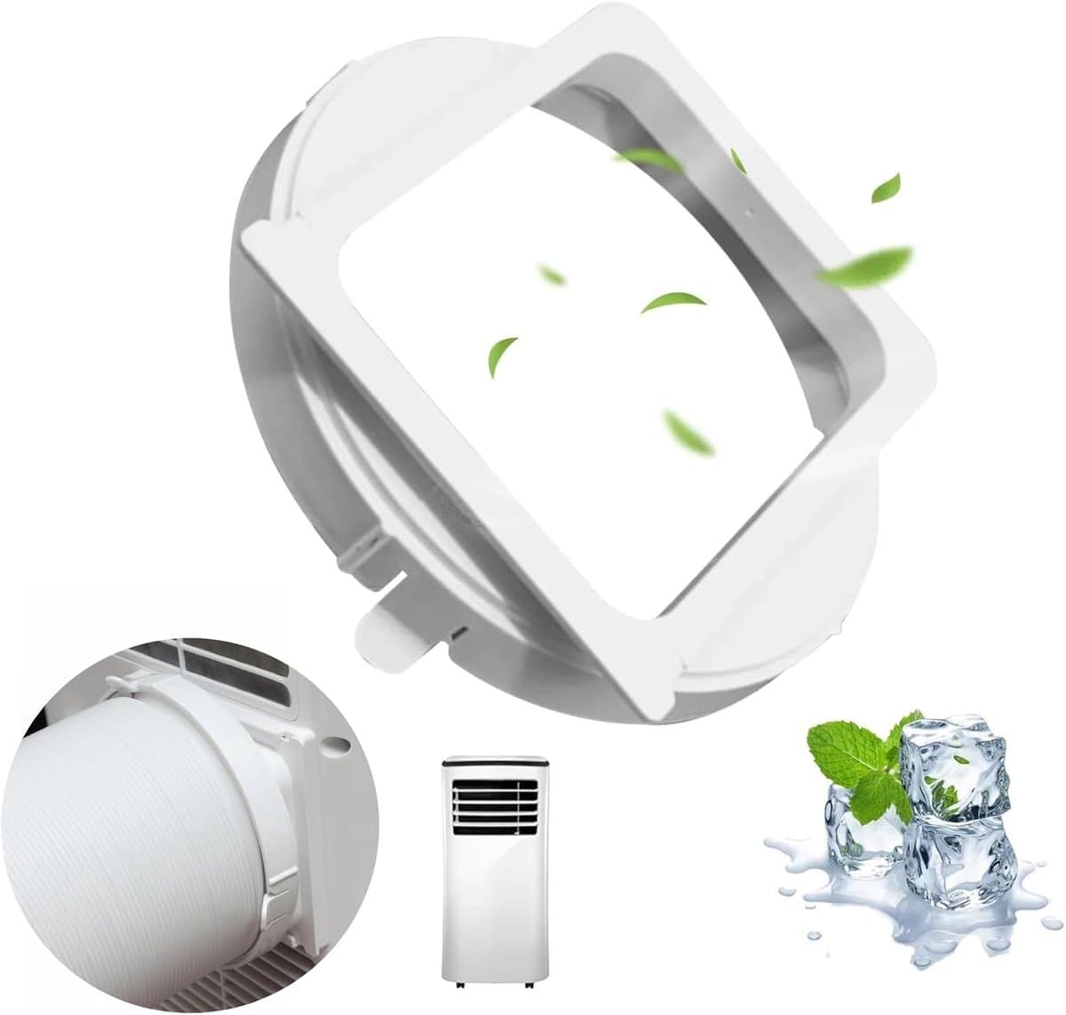 Koppelstuk Mobiele Airco Afvoerslang - Ø150mm - Conditioner Uitlaatslang Connector - Airconditioning-afvoerslangadapter - Afvoerslang adapter - Slangverlenging