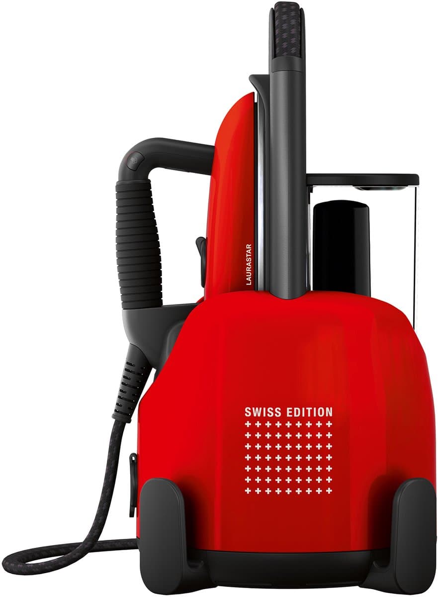 Laurastar Lift Swiss Edition Stoomstrijkijzer, 3-in-1 strijkstation, die je kleding ontvouwt, Strijkt en reinigt, Hygiënische Stoom, Afneembare watertank, Groenicaal Strijken