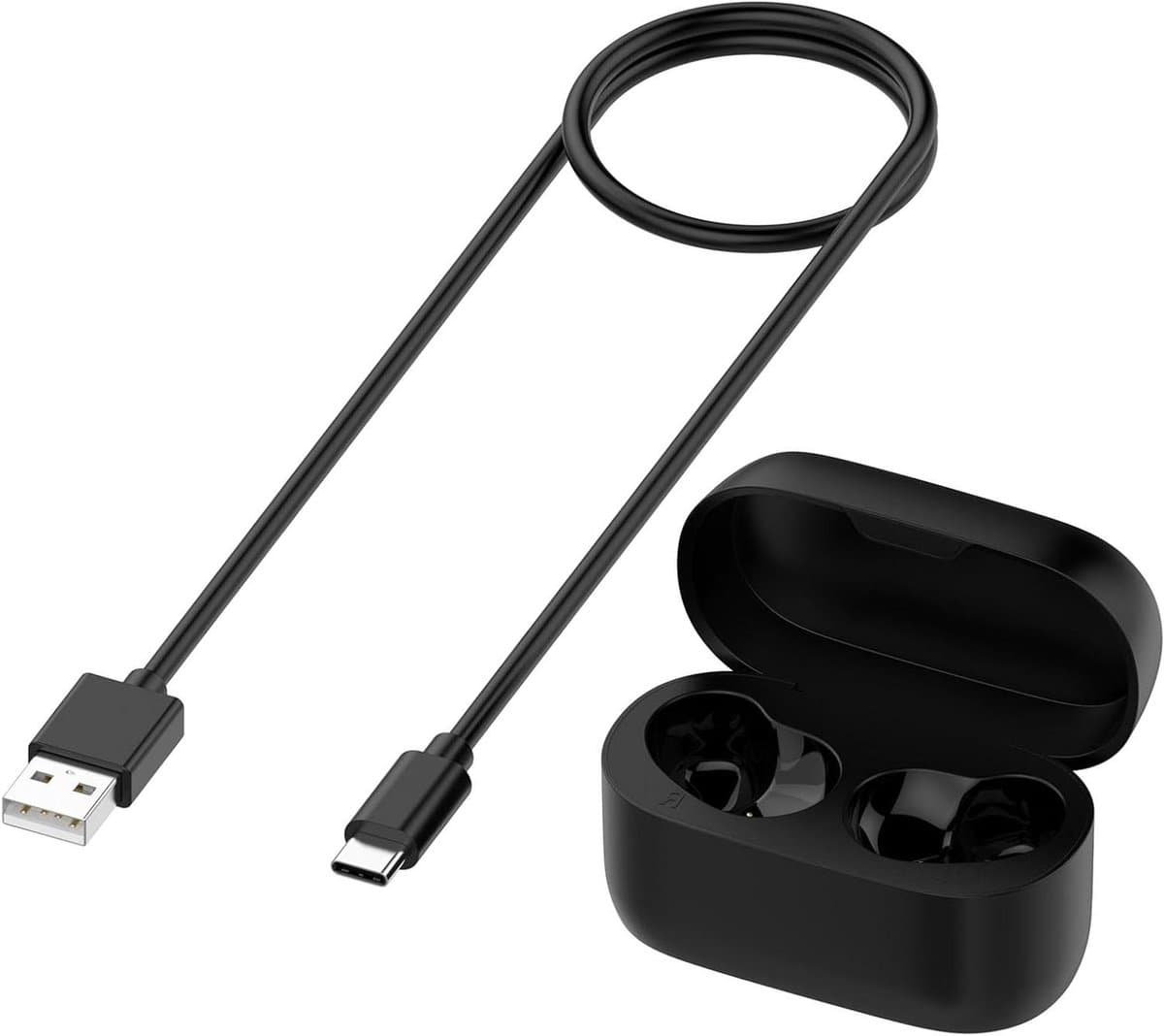 ByShane - Oplaadkoffer vervanging voor draadloze oordopjes - geschikt voor Jabra Elite 75T en Active 75T - inclusief oplaaddock - zonder oordopjes.