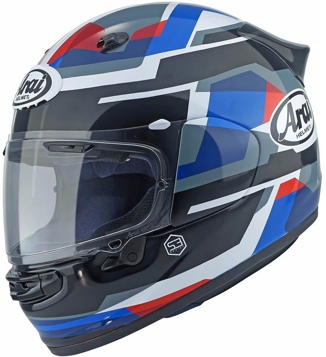 Arai Quantic Abstract Blauw Integraalhelm - Maat L - Helm