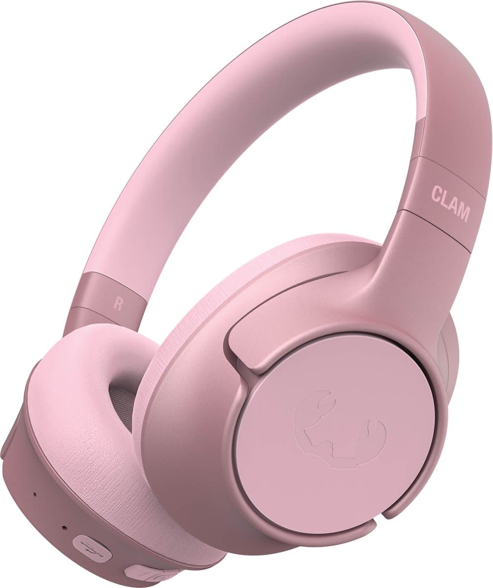 Fresh ‘n Rebel Clam Fuse – Draadloze Bluetooth Koptelefoon met Active Noise Cancelling - 45 uur Speelduur - Pastel Pink