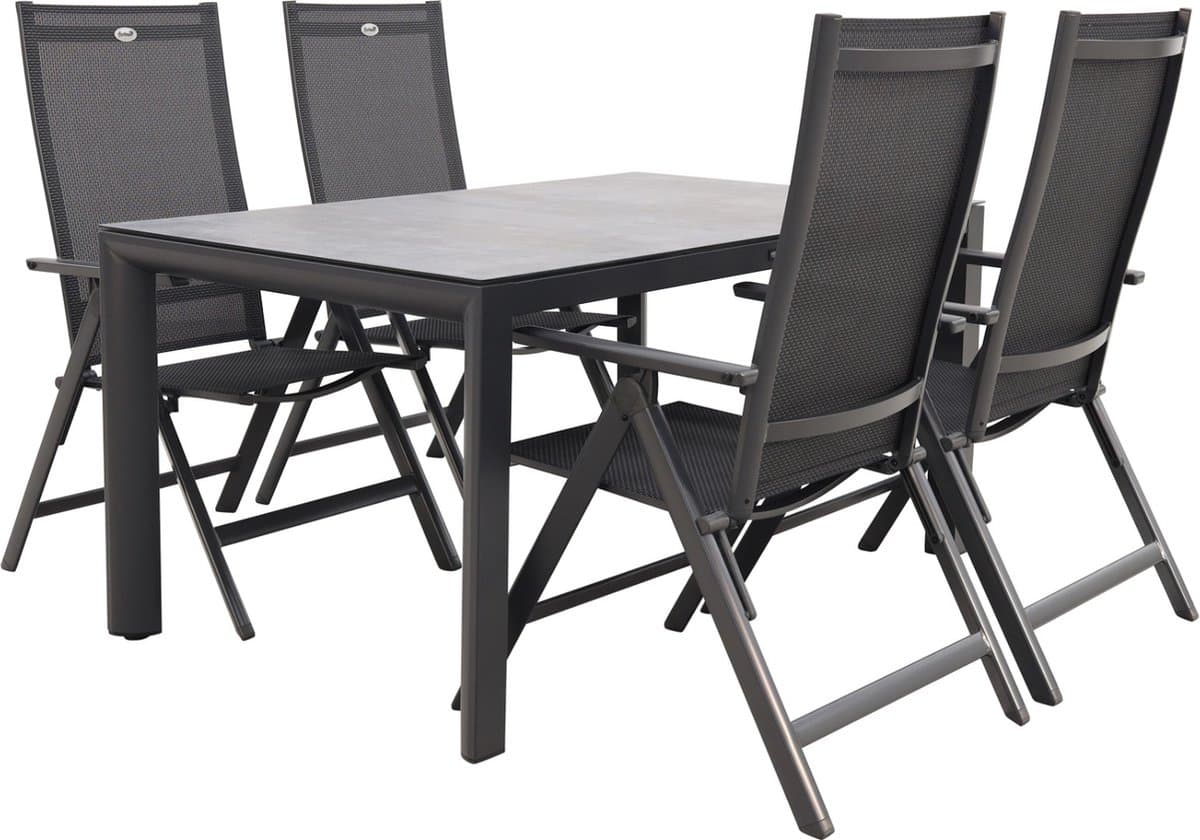 Hartman Napoli/Baltimor 150 cm. verstelbare tuinset - 5-delig