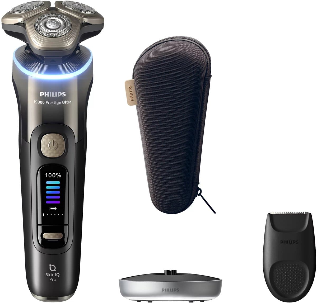 Philips i9000 Prestige Ultra XP9405/11 Wet&Dry elektrisch scheerapparaat met SkinIQ Pro