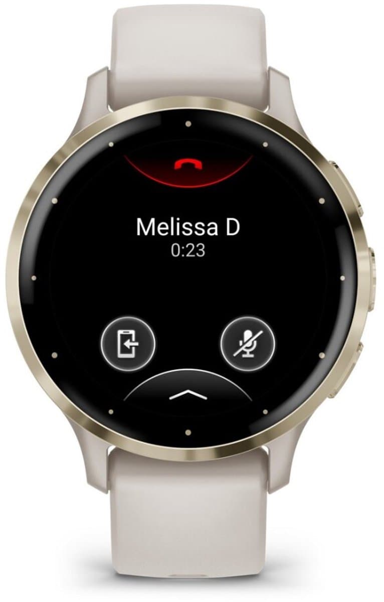 Garmin Venu 3s - Smartwatch - AMOLED-Scherm - 41mm - Ivory