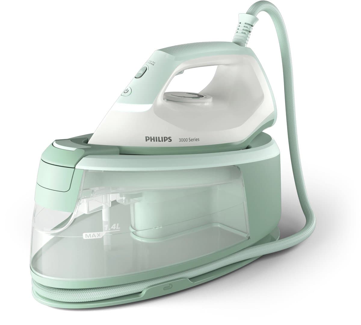 Philips 3000 series PSG3010/70 stoomstrijkijzer station 2400 W 1,4 l Keramische zoolplaat Groen