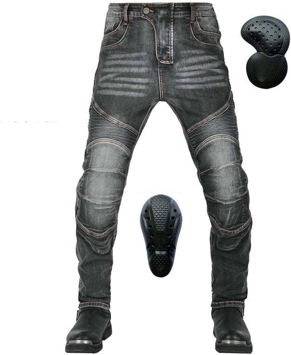 Motorrijbroek Heren Kevlar Motorjeans Bescherming Combat Touring Motor Kleding