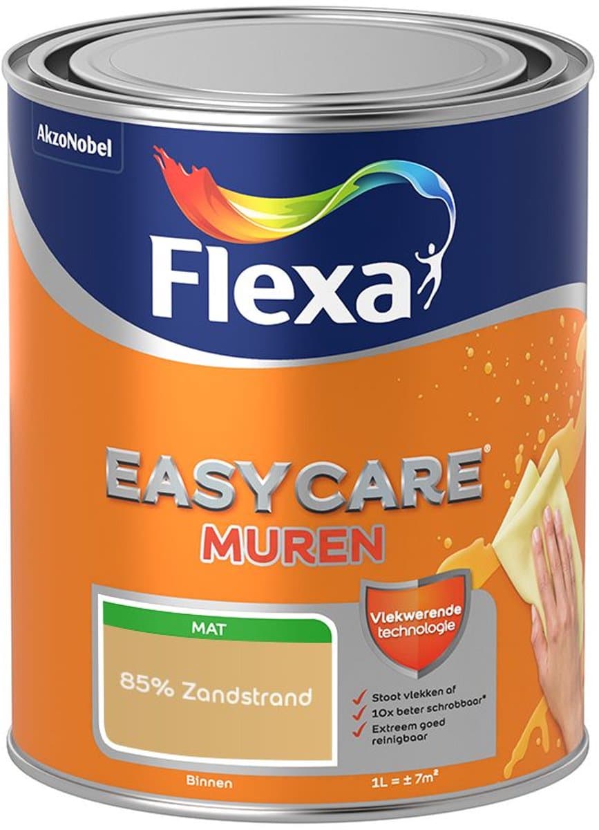 Flexa - Easycare Muren - 85% Zandstrand - Mengverf - 1 L